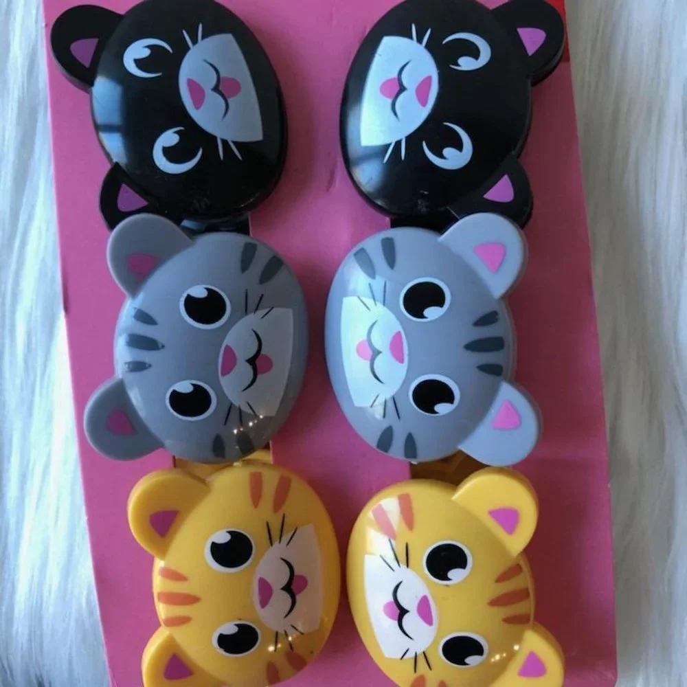 Kikkerland Cat Bag Clips Set